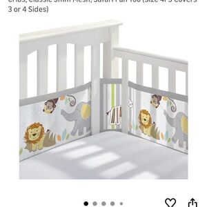 Breathable Mesh Crib Liner